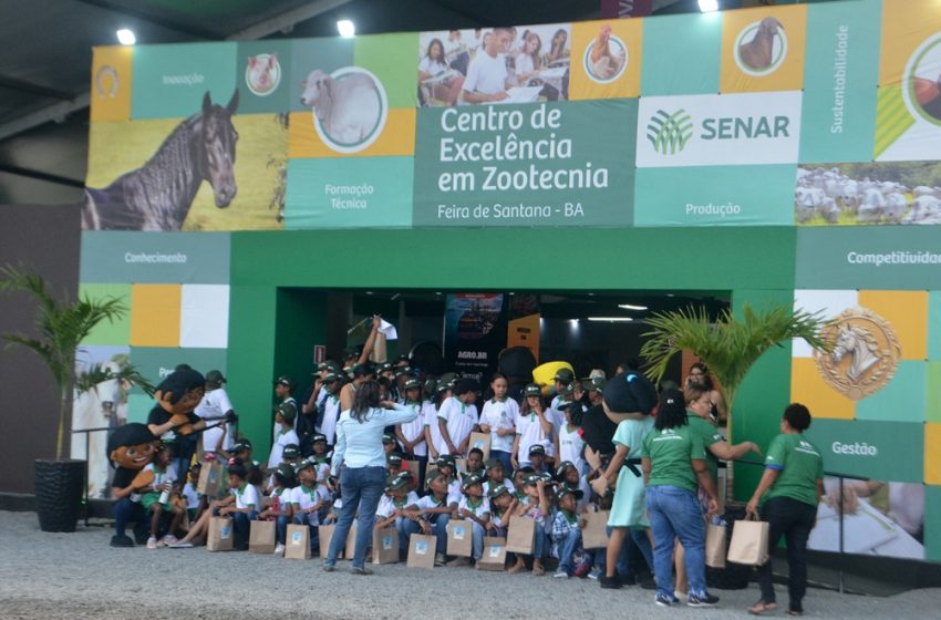  Expofeira 2024: Estudantes aprendem sobre agronegócio no estande do Senar