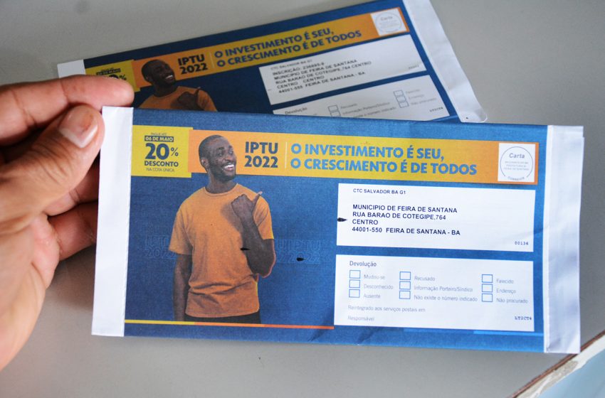 Prefeitura prorroga prazo para pagamento do IPTU com desconto de 20% até 30 de junho