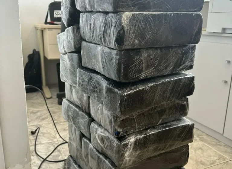  PRF apreende mais de 70 kg de maconha em ônibus na BR-116, em Feira de Santana