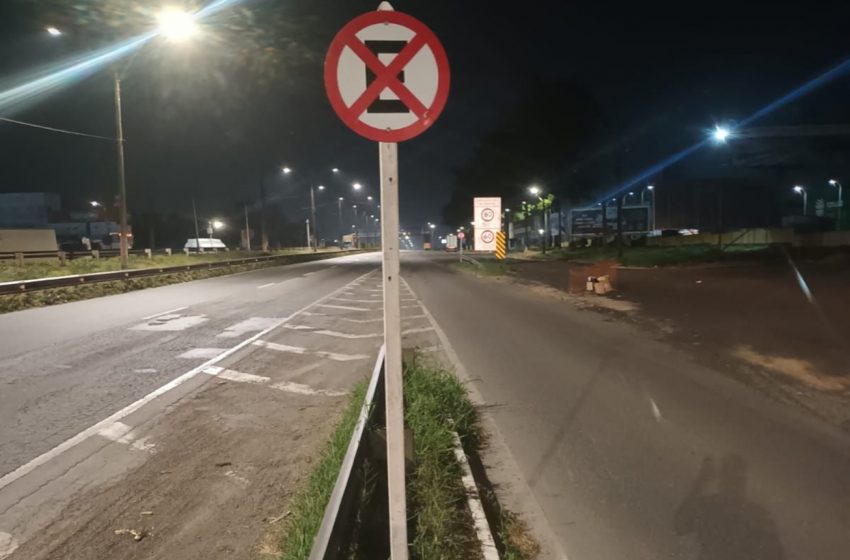Ruas e avenidas ganham novas faixas de pedestre e sinalização horizontal