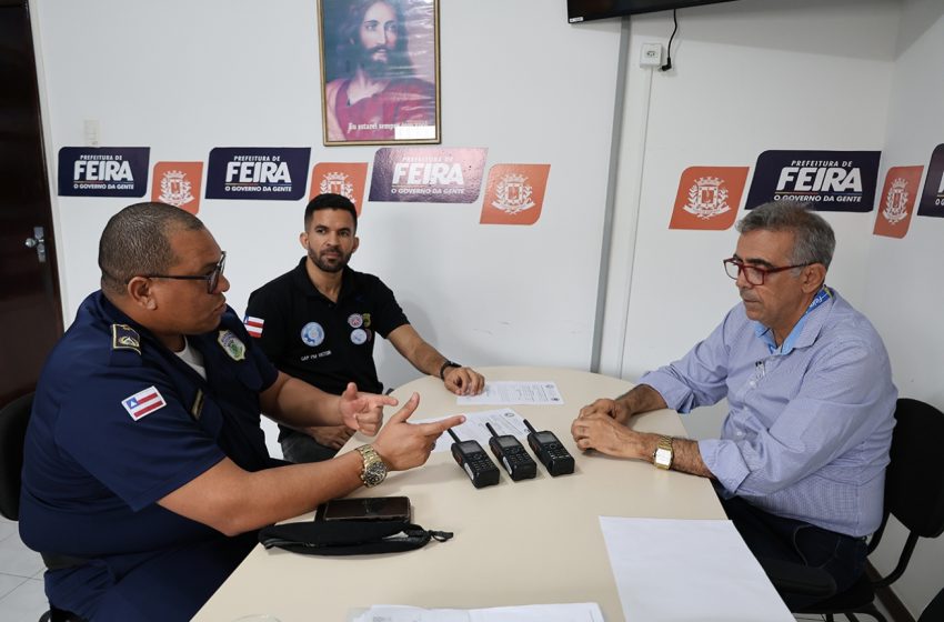  SEPREV recebe rádios comunicadores para fortalecer integração com o CICOM da Polícia Militar