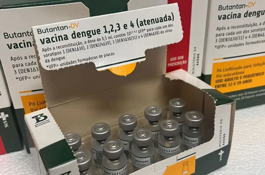  Ministério da Saúde suspende vacina contra a dengue do Butantan