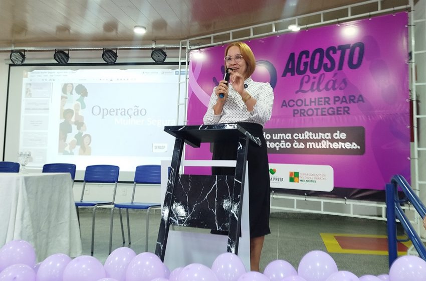  Secretaria da Mulher participa de palestra sobre enfrentamento à violência contra as mulheres em Serra Preta