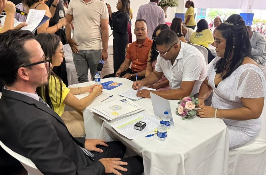 Ainda há vagas para casamento coletivo gratuito em Feira de Santana