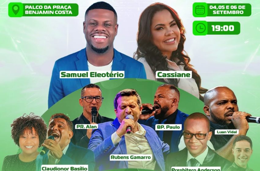  Conceição do Jacuípe se prepara para a 8ª Semana da Cultura Evangélica com grande elenco do louvor nacional e regional